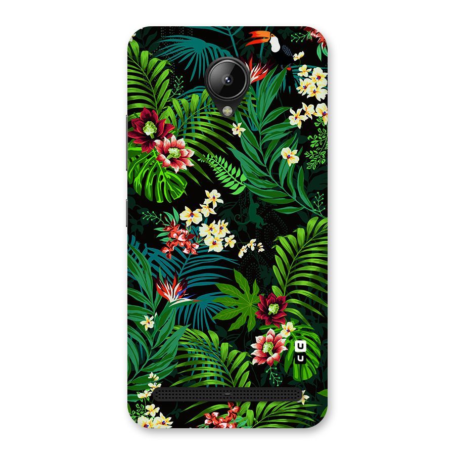 Green Leaf Design Back Case for Lenovo C2