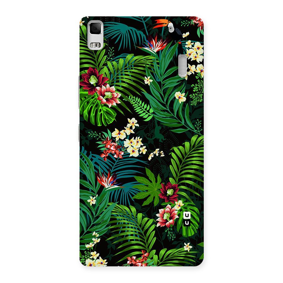 Green Leaf Design Back Case for Lenovo K3 Note