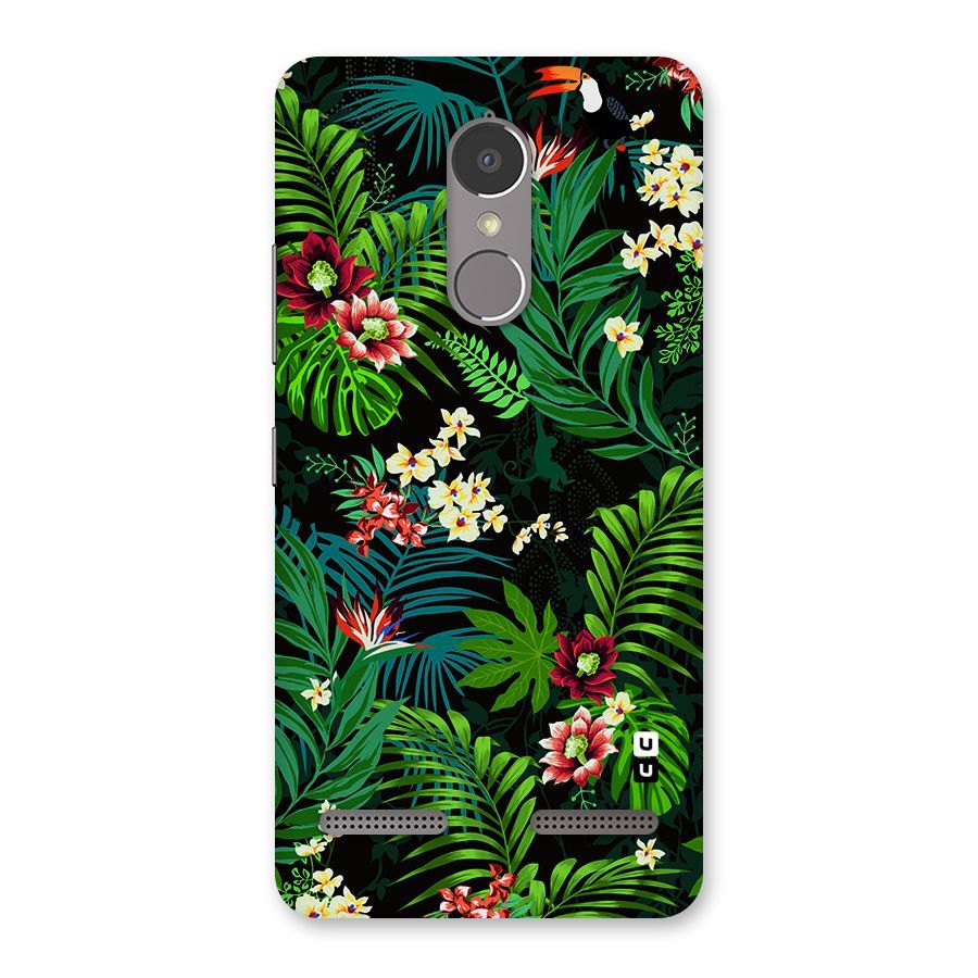Green Leaf Design Back Case for Lenovo K6