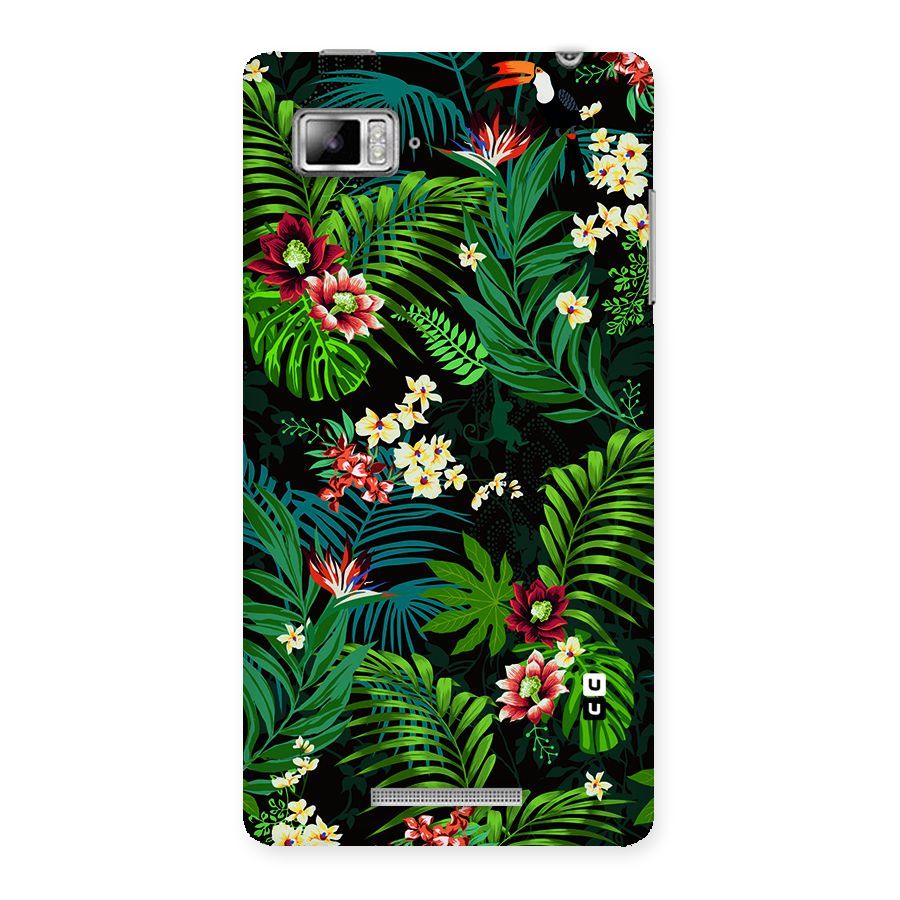 Green Leaf Design Back Case for Lenovo Vibe Z K910