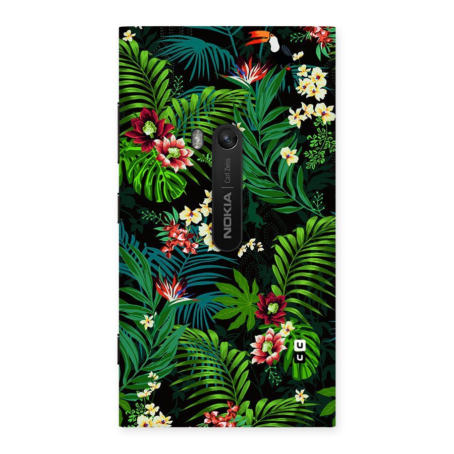 Green Leaf Design Back Case for Lumia 920