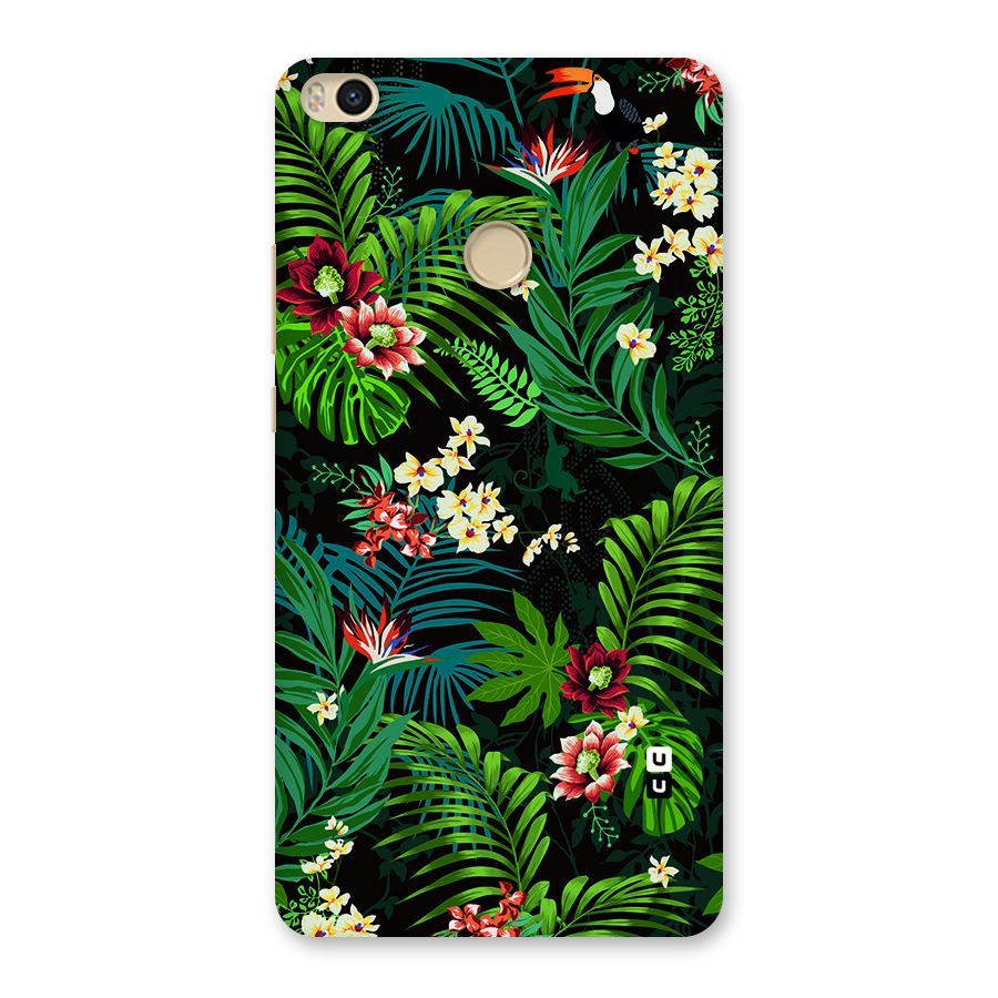 Green Leaf Design Back Case for Mi Max 2
