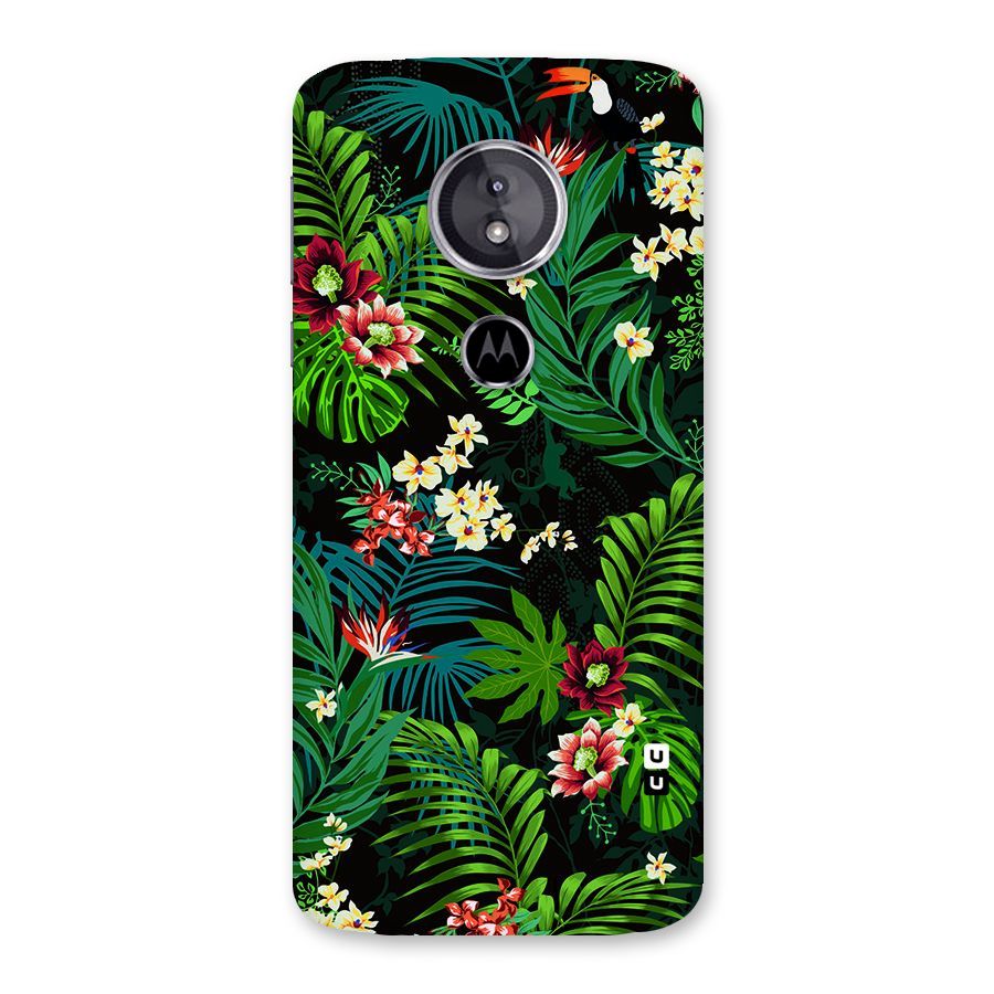Green Leaf Design Back Case for Moto E5