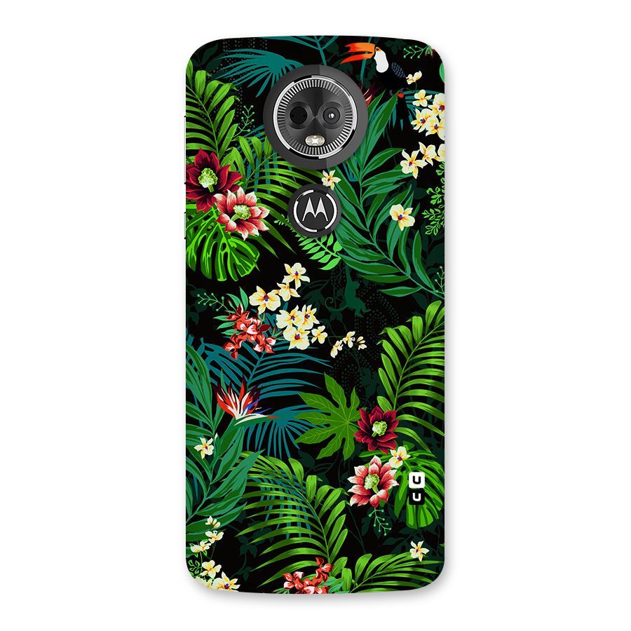 Green Leaf Design Back Case for Moto E5 Plus