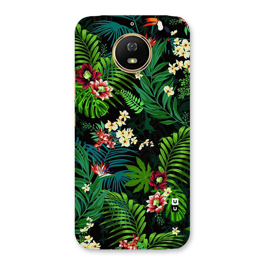 Green Leaf Design Back Case for Moto G5s