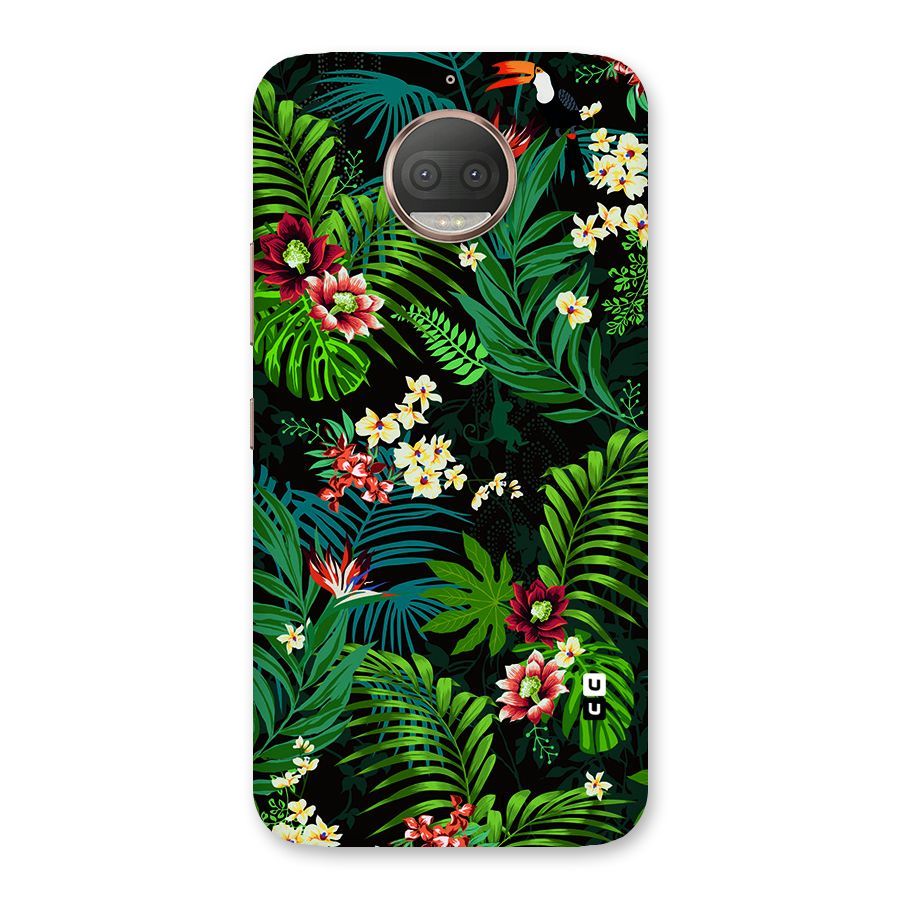 Green Leaf Design Back Case for Moto G5s Plus