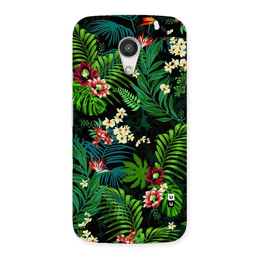 Green Leaf Design Back Case for Moto G 2nd Gen