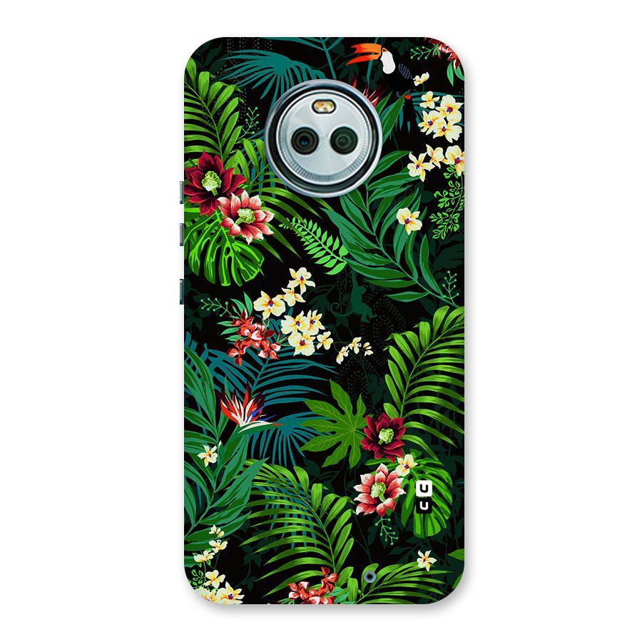 Green Leaf Design Back Case for Moto X4