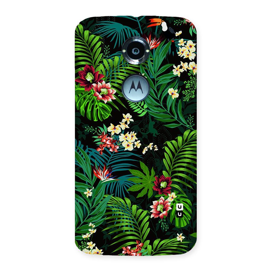 Green Leaf Design Back Case for Moto X 2nd Gen
