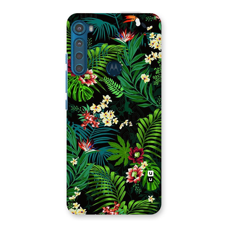 Green Leaf Design Back Case for Motorola One Fusion Plus