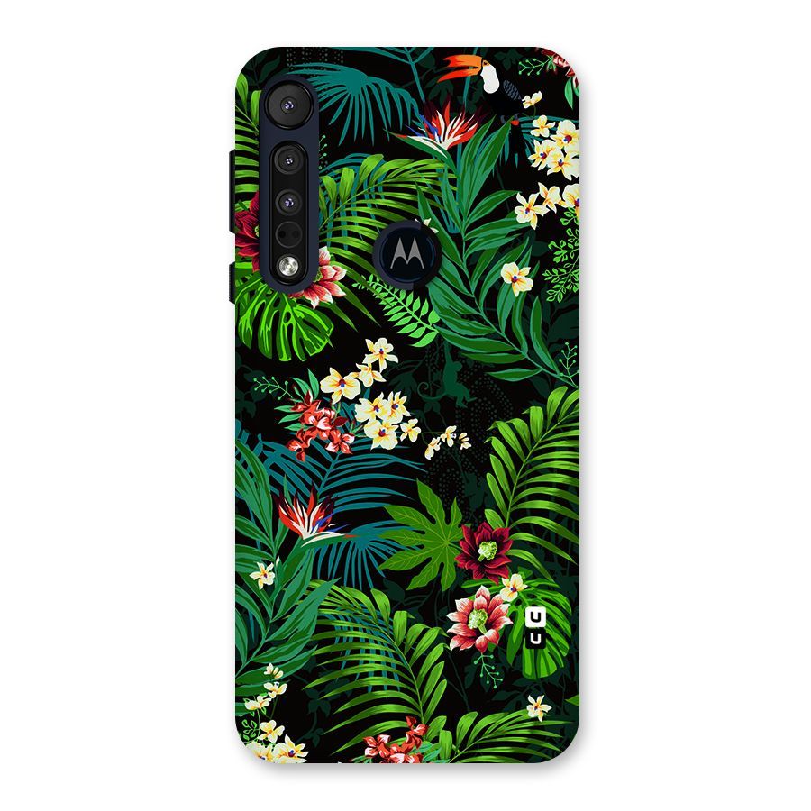 Green Leaf Design Back Case for Motorola One Macro