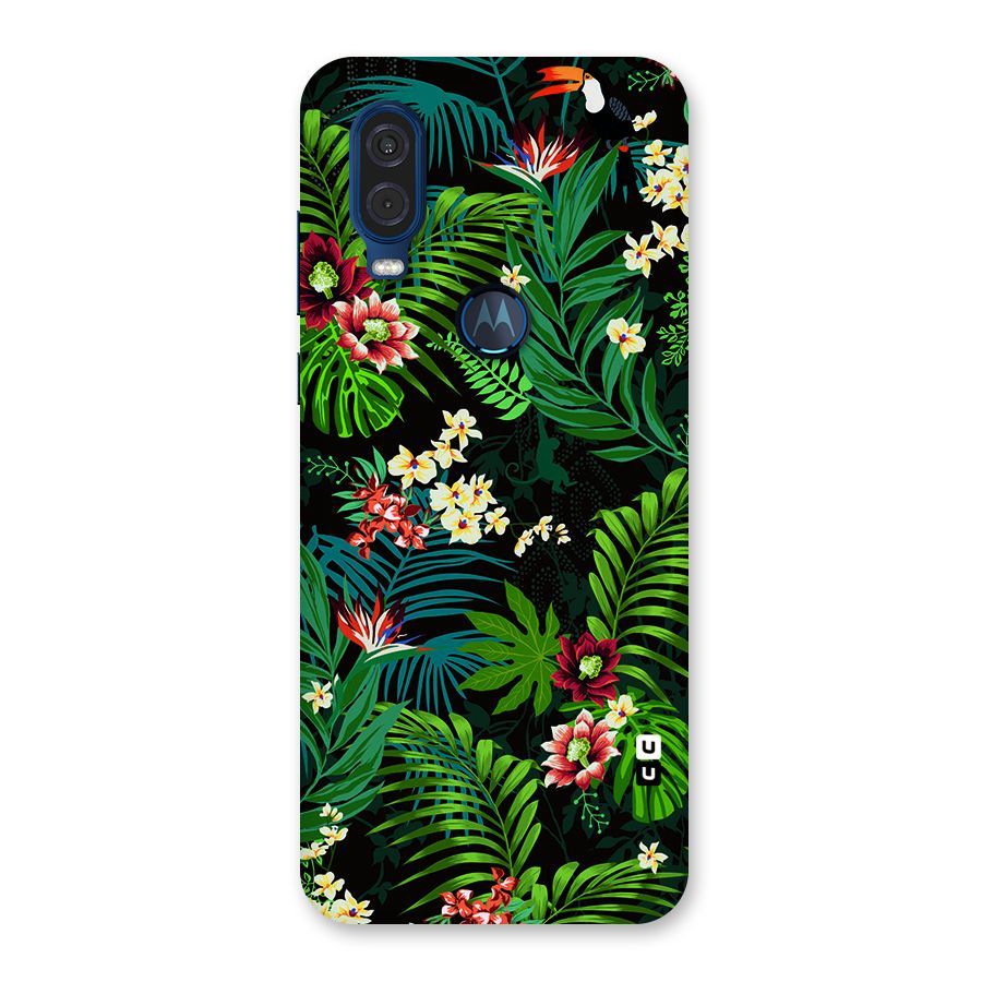 Green Leaf Design Back Case for Motorola One Vision