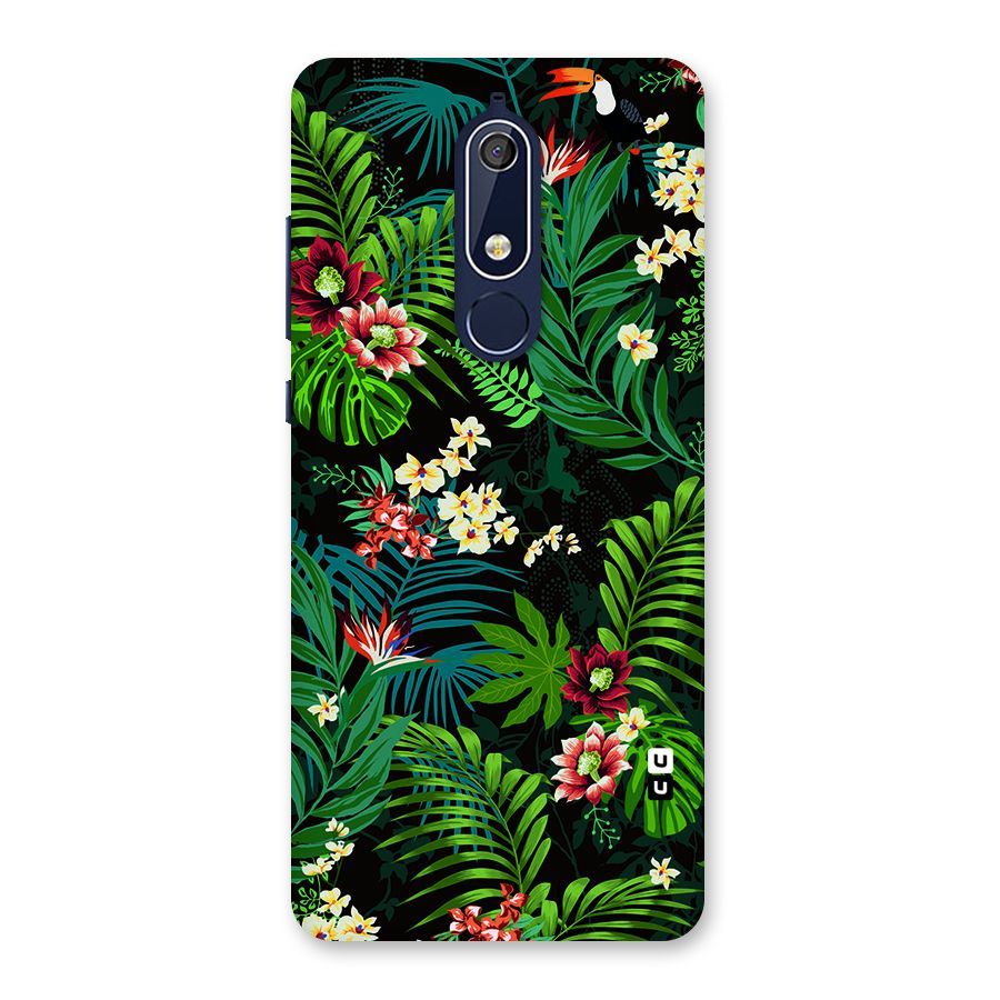 Green Leaf Design Back Case for Nokia 5.1