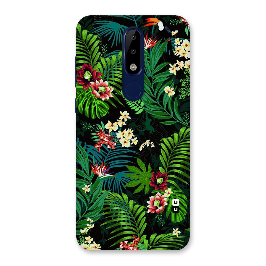 Green Leaf Design Back Case for Nokia 5.1 Plus
