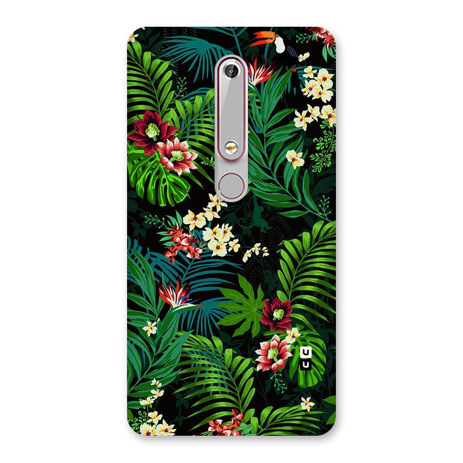 Green Leaf Design Back Case for Nokia 6.1