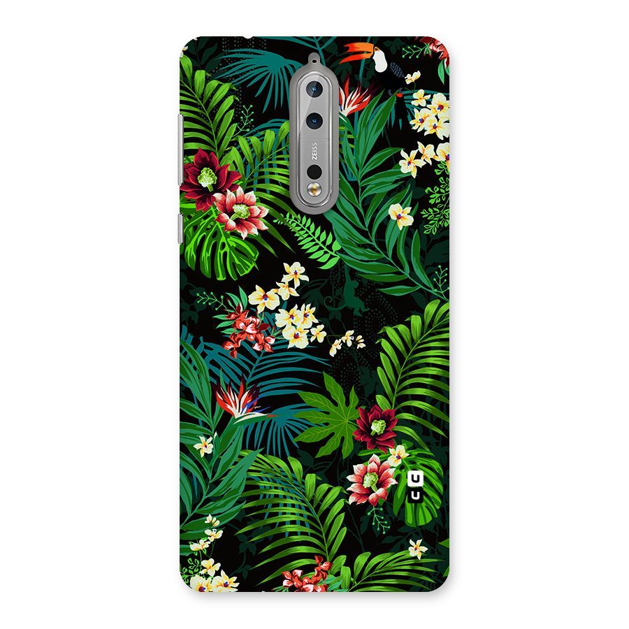 Green Leaf Design Back Case for Nokia 8