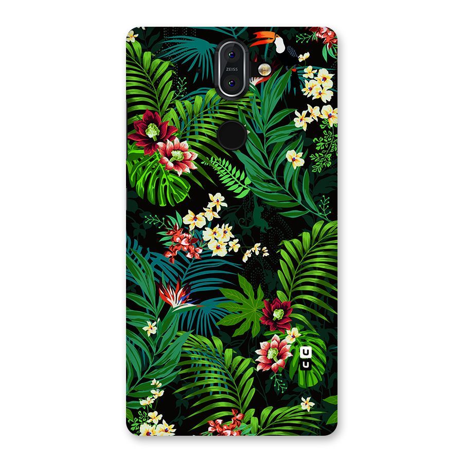 Green Leaf Design Back Case for Nokia 8 Sirocco