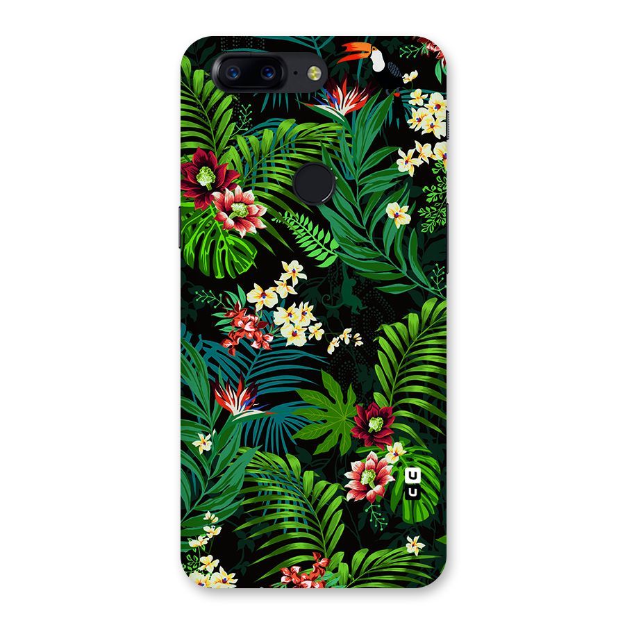 Green Leaf Design Back Case for OnePlus 5T