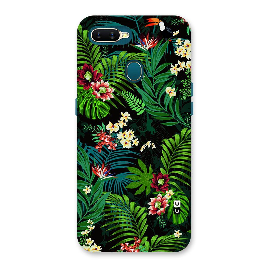 Green Leaf Design Back Case for Oppo A11k
