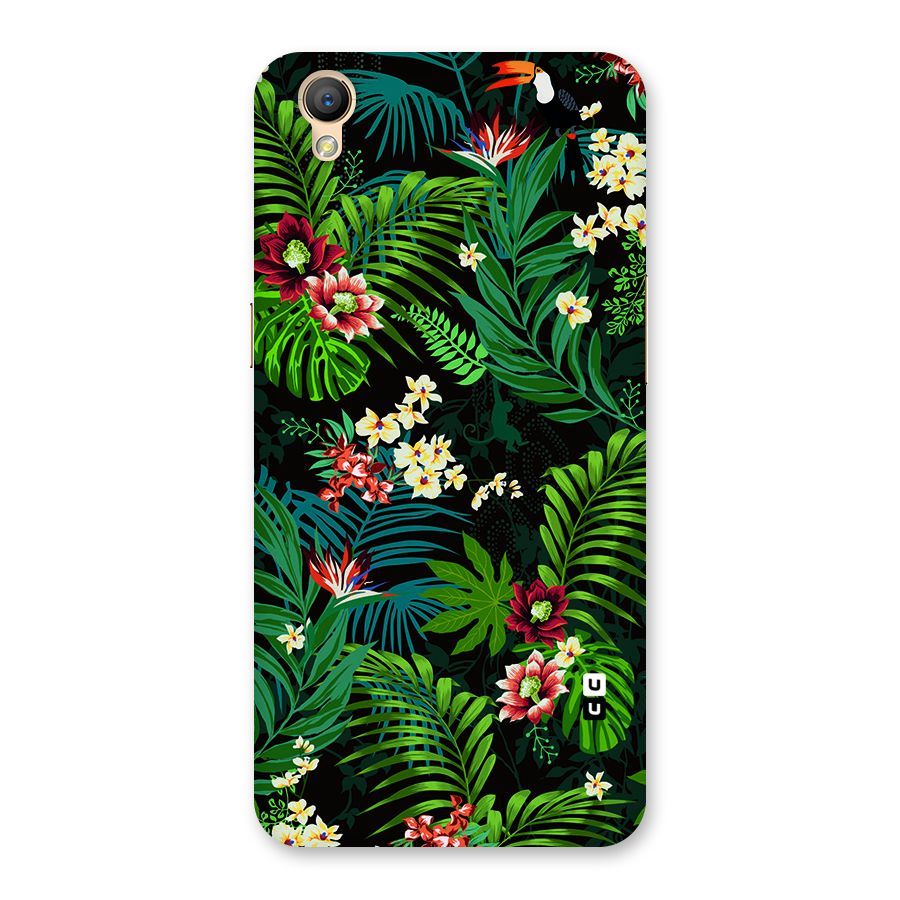 Green Leaf Design Back Case for Oppo A37