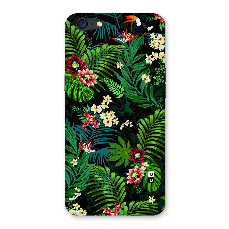 Green Leaf Design Back Case for Oppo A71
