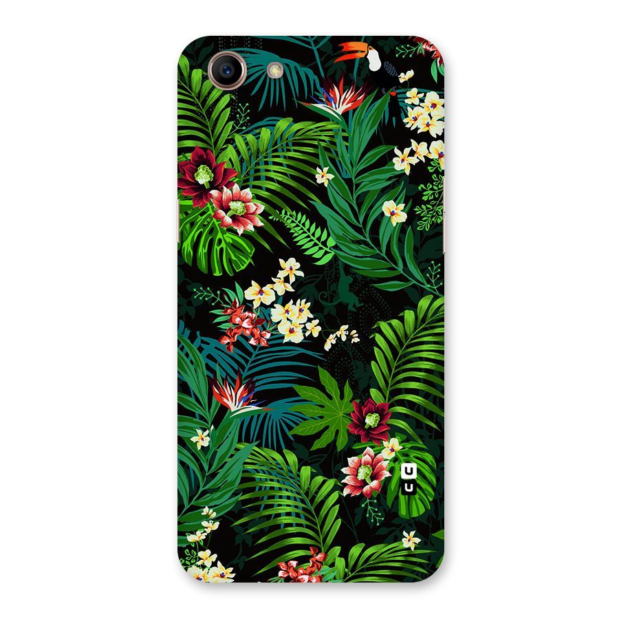 Green Leaf Design Back Case for Oppo A83 (2018)