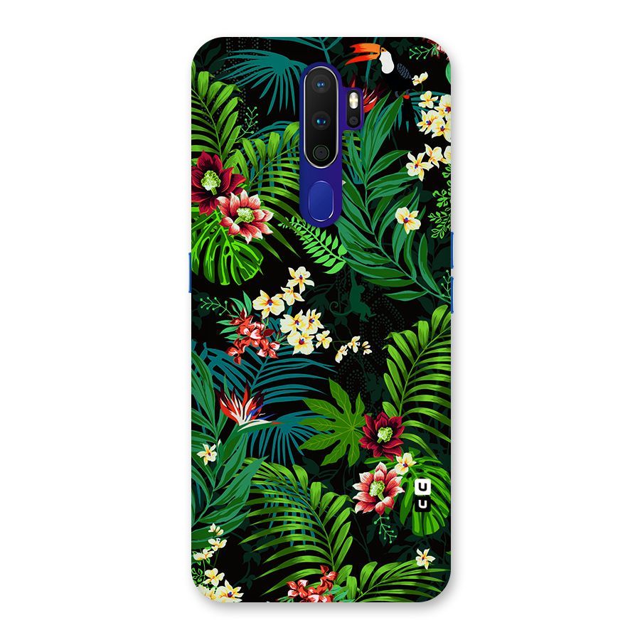 Green Leaf Design Back Case for Oppo A9 (2020)