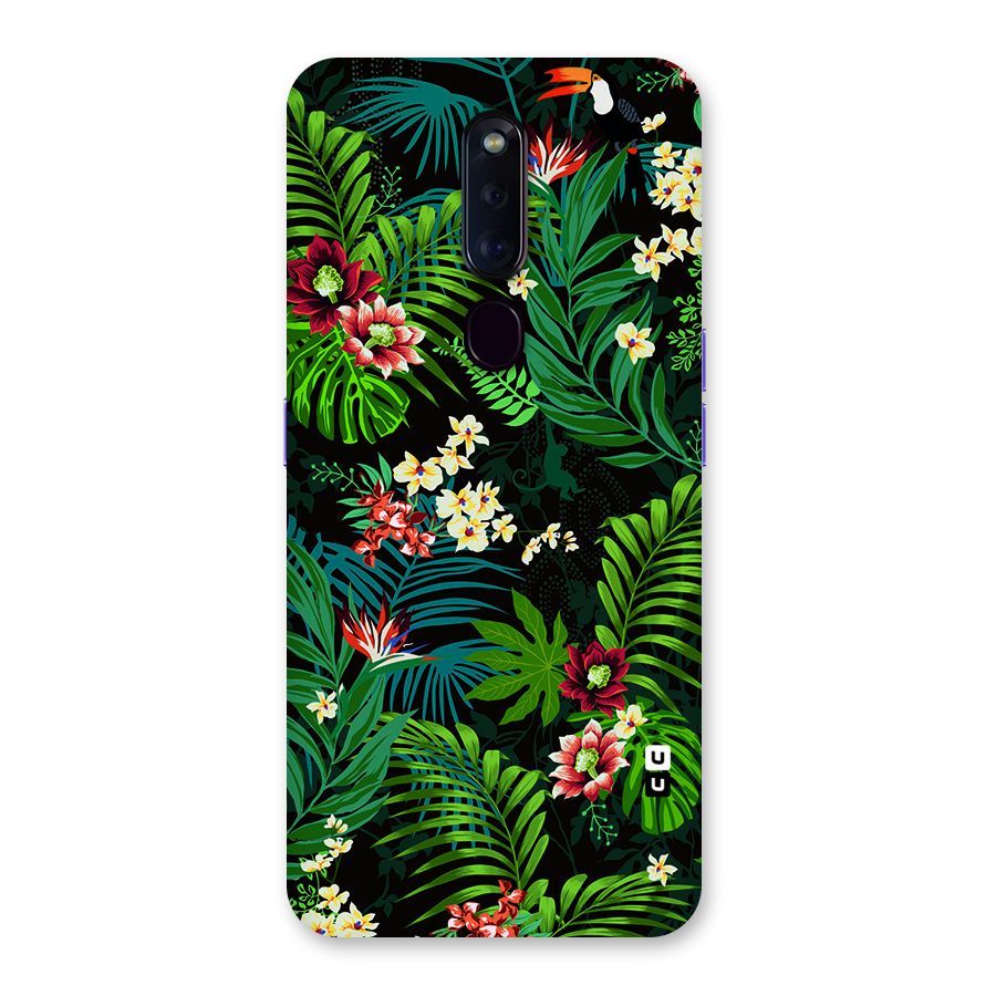 Green Leaf Design Back Case for Oppo F11 Pro