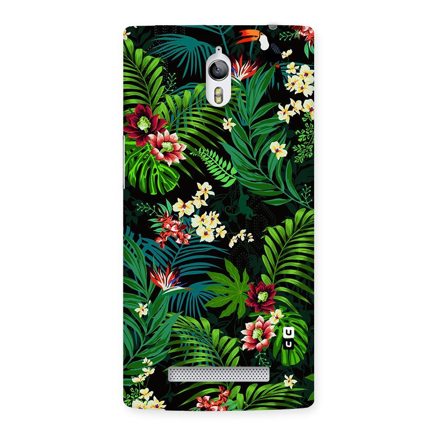 Green Leaf Design Back Case for Oppo Find 7
