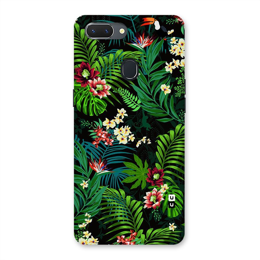 Green Leaf Design Back Case for Oppo Realme 2