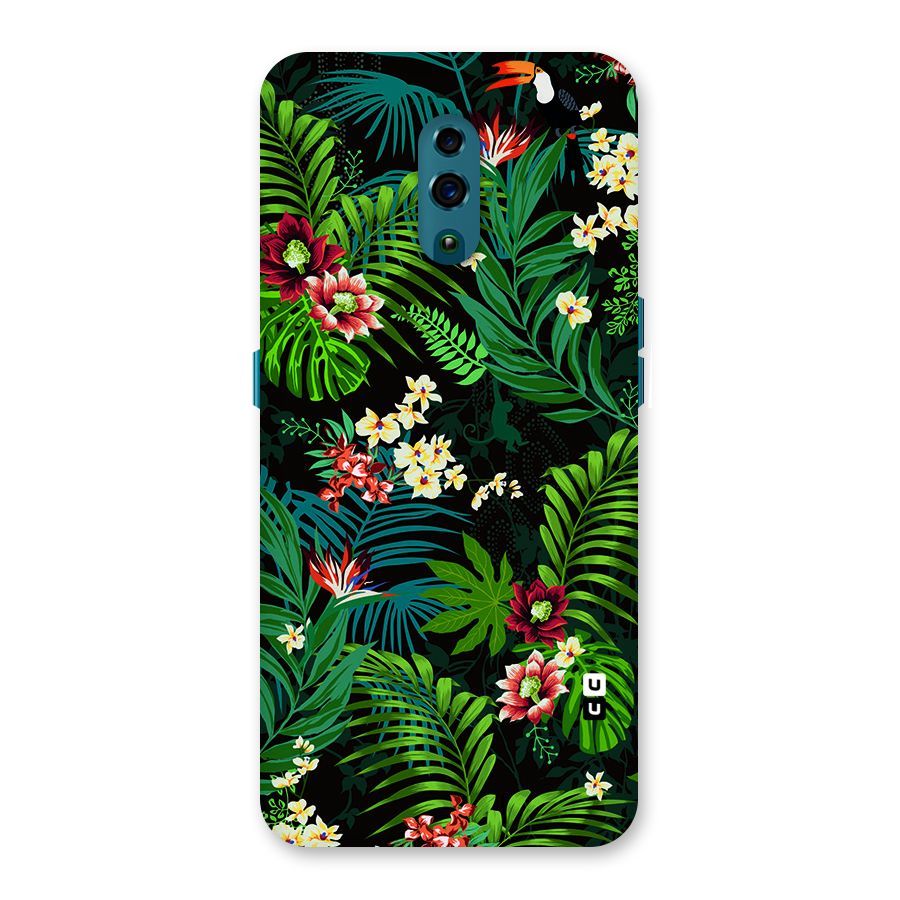 Green Leaf Design Back Case for Oppo Reno