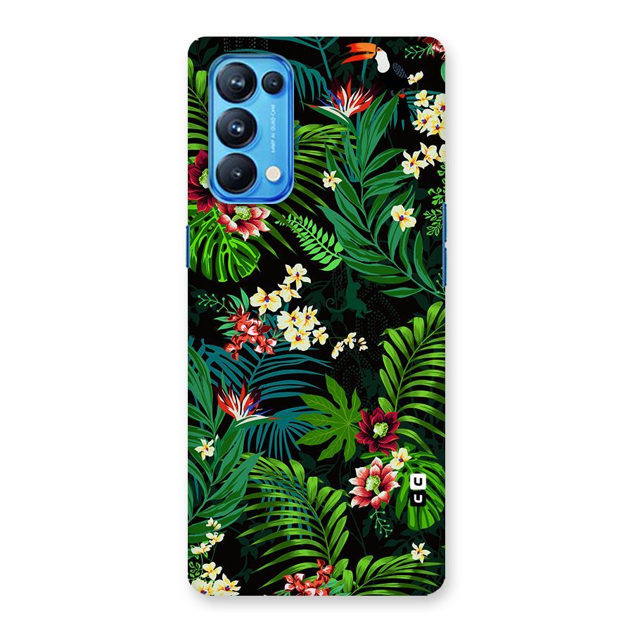 Green Leaf Design Back Case for Oppo Reno5 Pro 5G