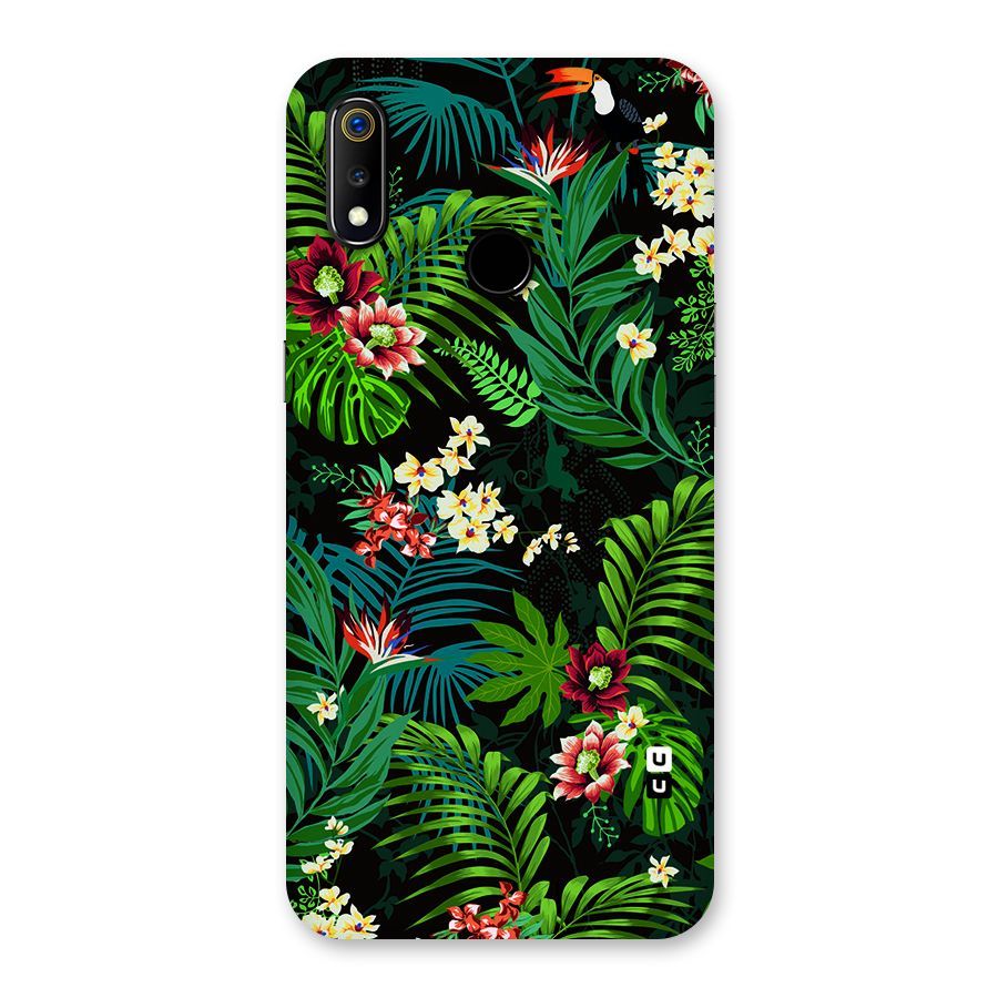 Green Leaf Design Back Case for Realme 3