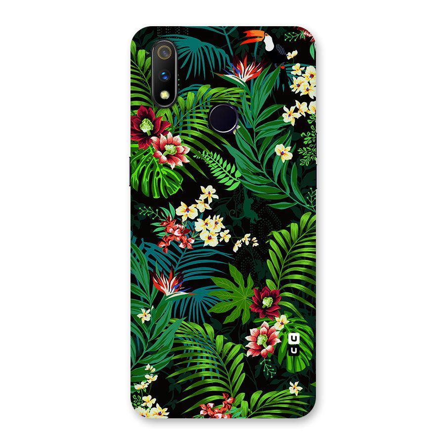 Green Leaf Design Back Case for Realme 3 Pro