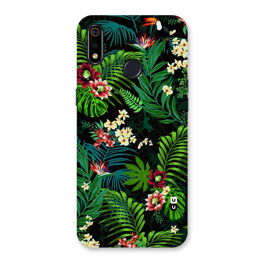 Green Leaf Design Back Case for Realme 3i
