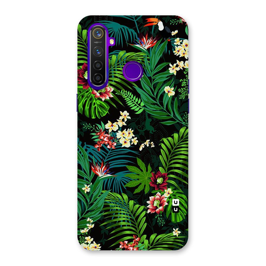 Green Leaf Design Back Case for Realme 5 Pro