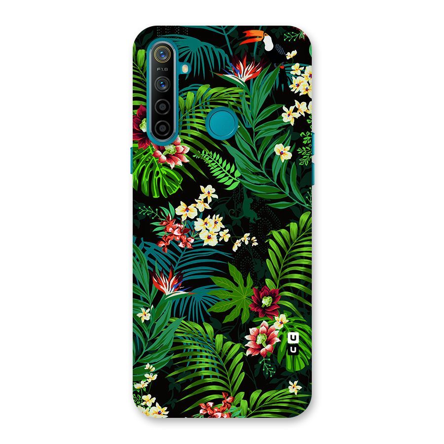 Green Leaf Design Back Case for Realme 5i
