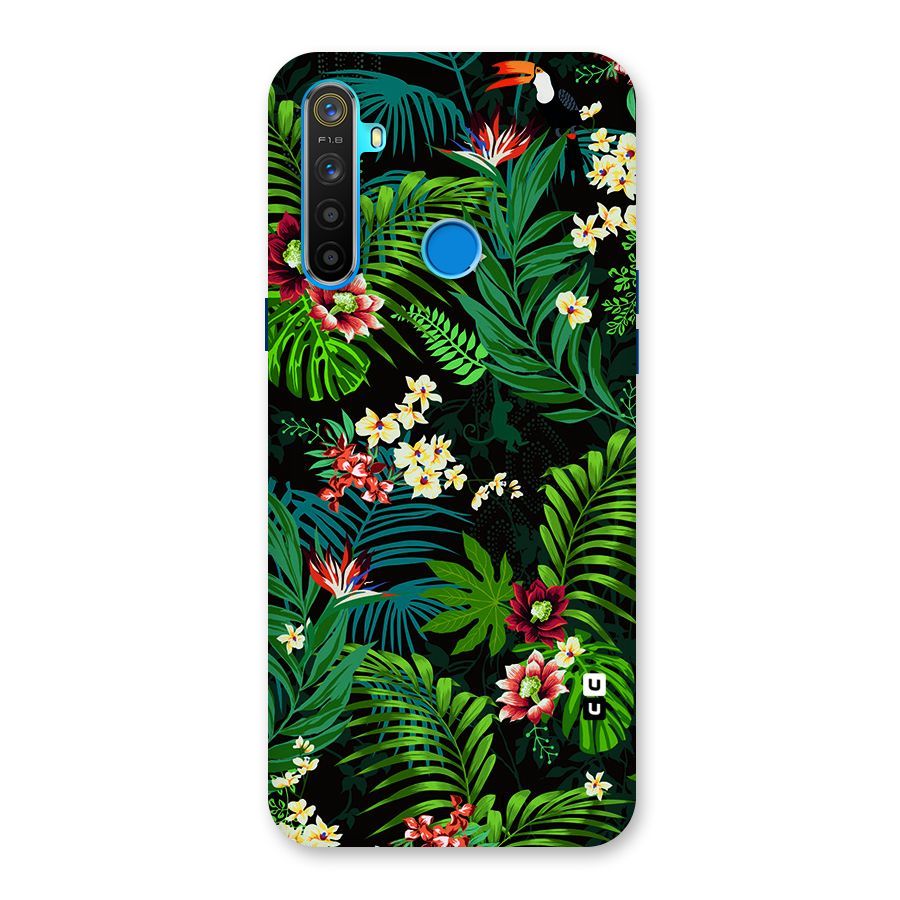 Green Leaf Design Back Case for Realme 5s