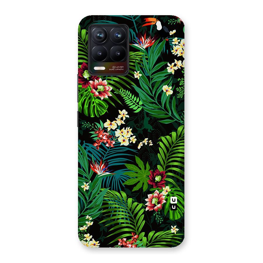 Green Leaf Design Back Case for Realme 8