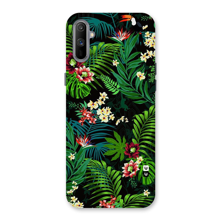 Green Leaf Design Back Case for Realme C3