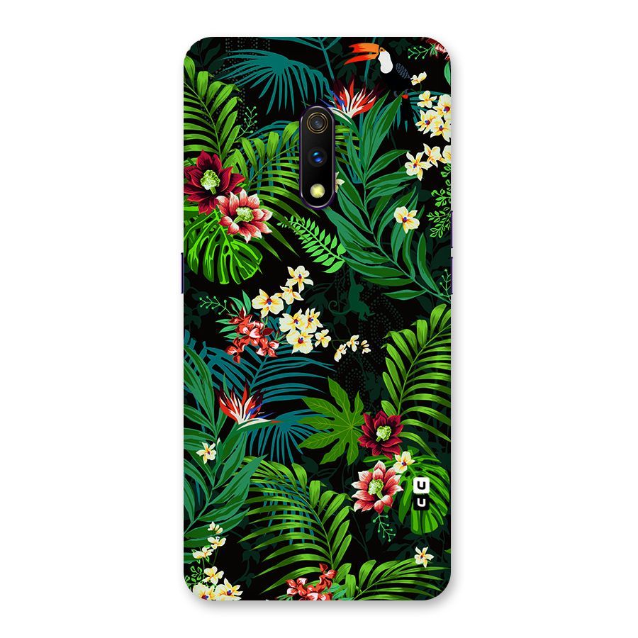 Green Leaf Design Back Case for Realme X
