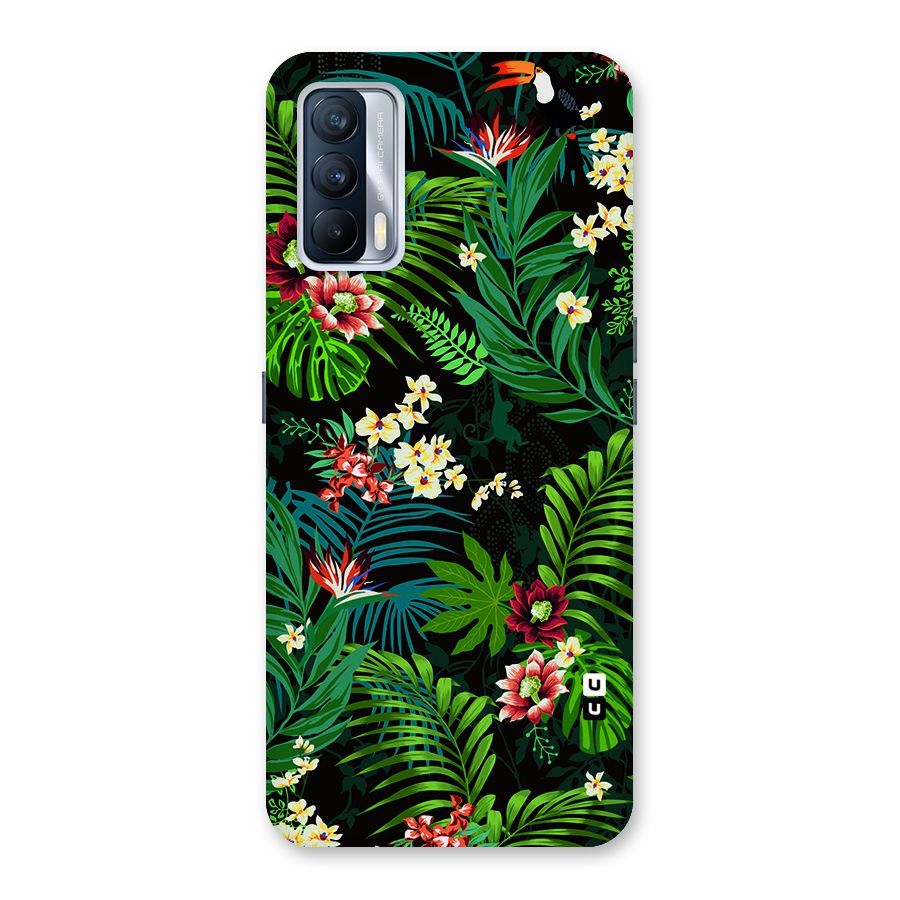 Green Leaf Design Back Case for Realme X7
