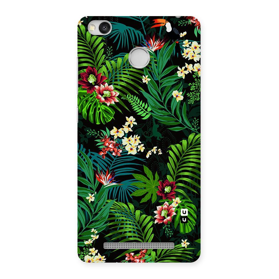 Green Leaf Design Back Case for Redmi 3S Prime