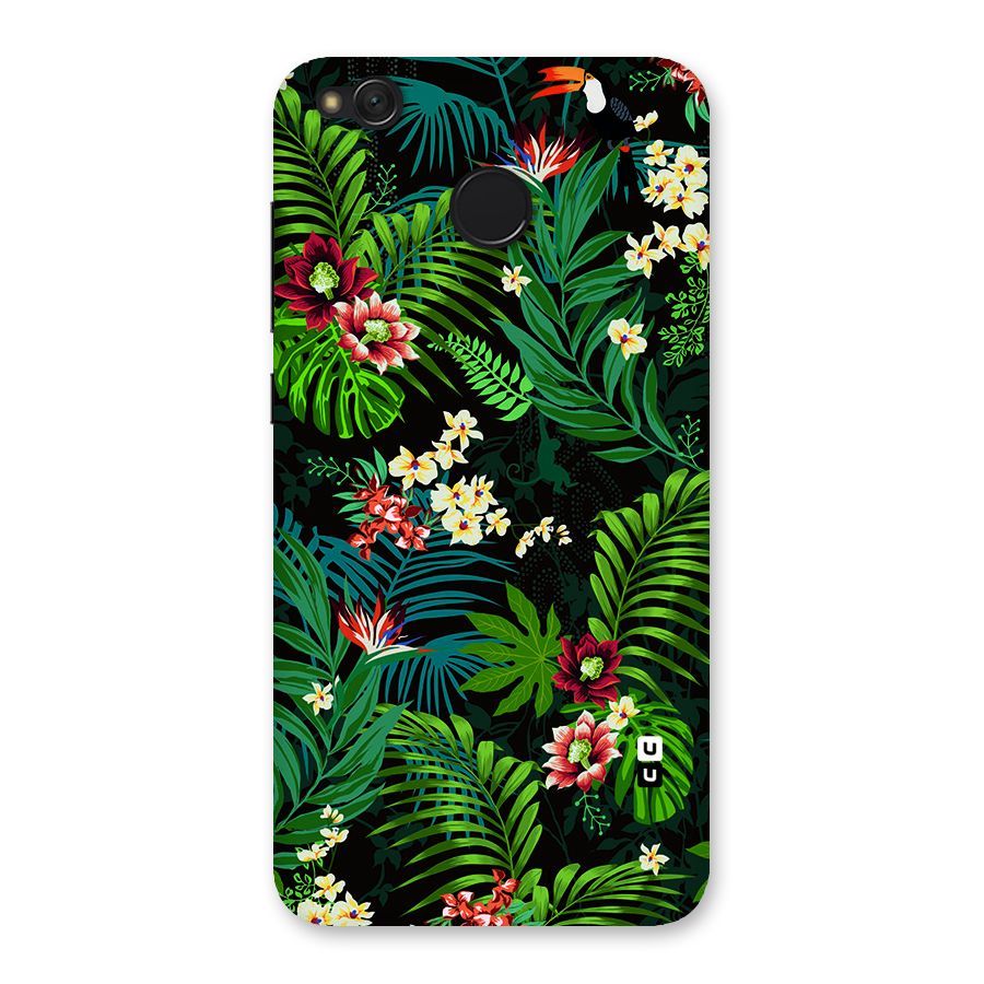 Green Leaf Design Back Case for Redmi 4
