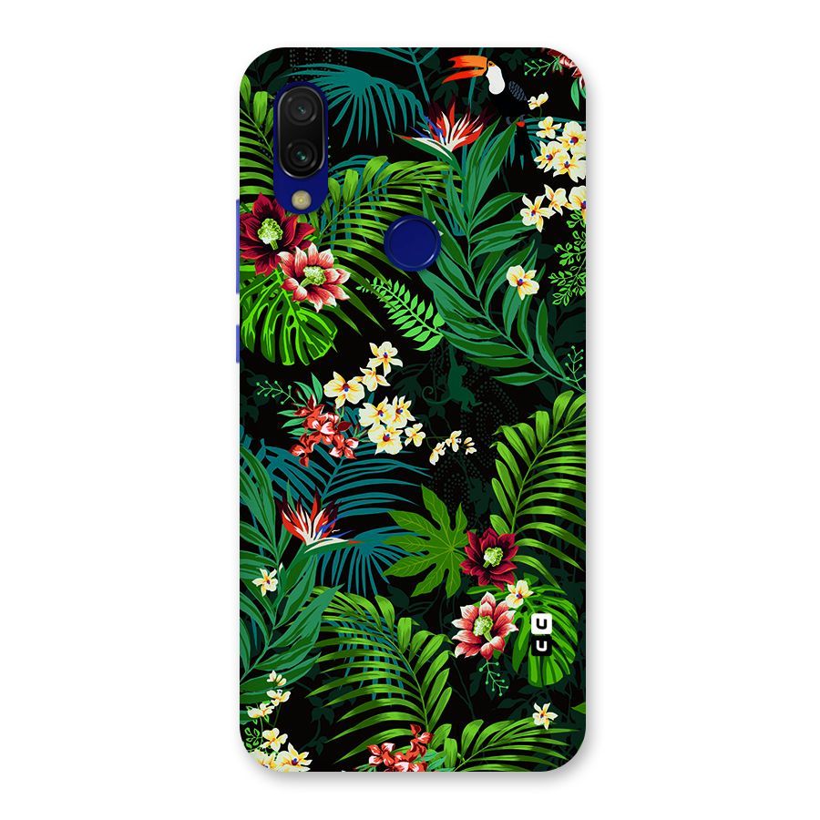 Green Leaf Design Back Case for Redmi 7