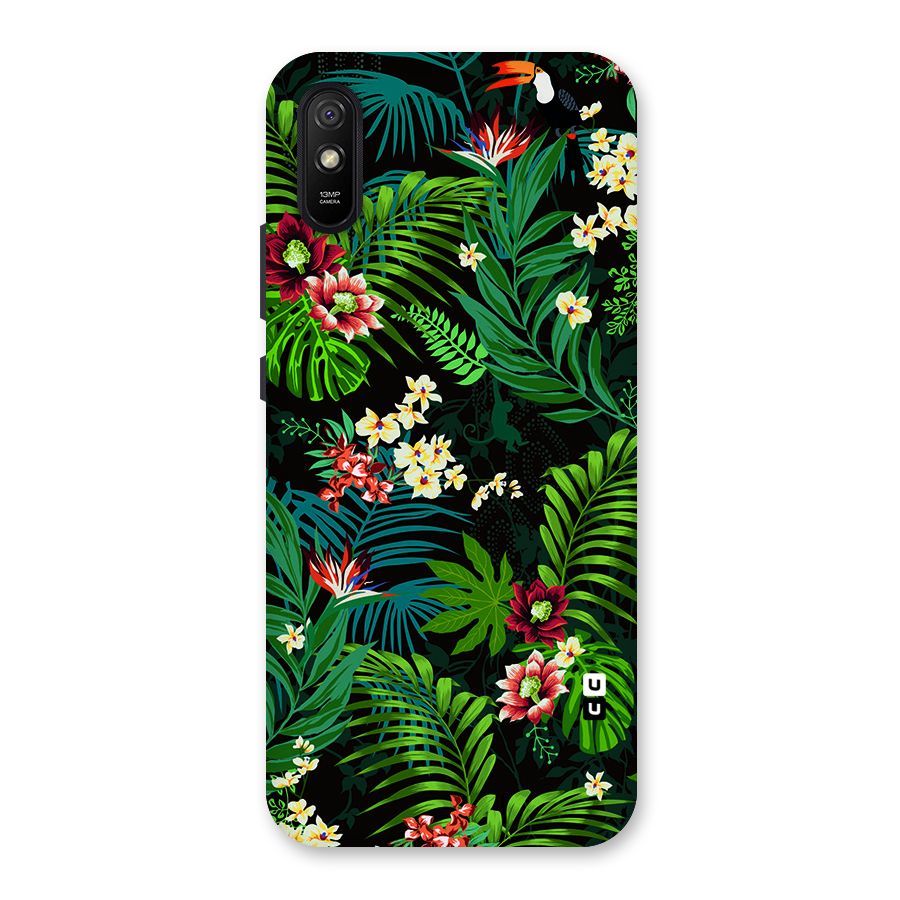 Green Leaf Design Back Case for Redmi 9A