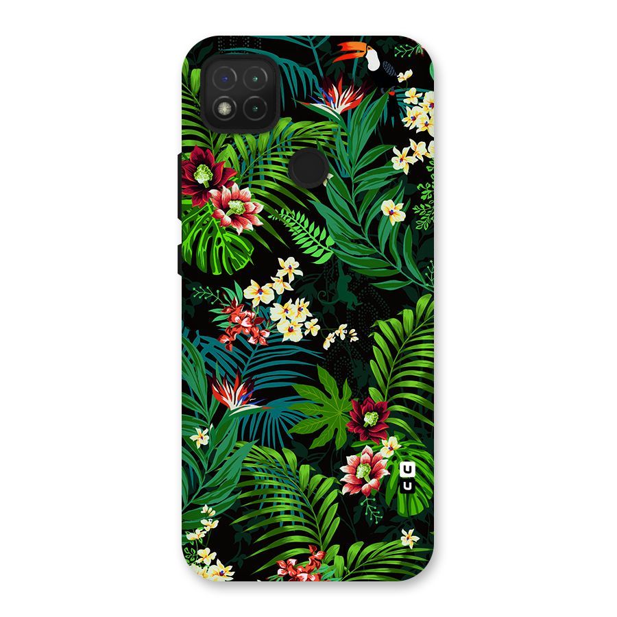 Green Leaf Design Back Case for Redmi 9C
