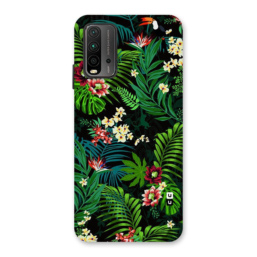 Green Leaf Design Back Case for Redmi 9 Power