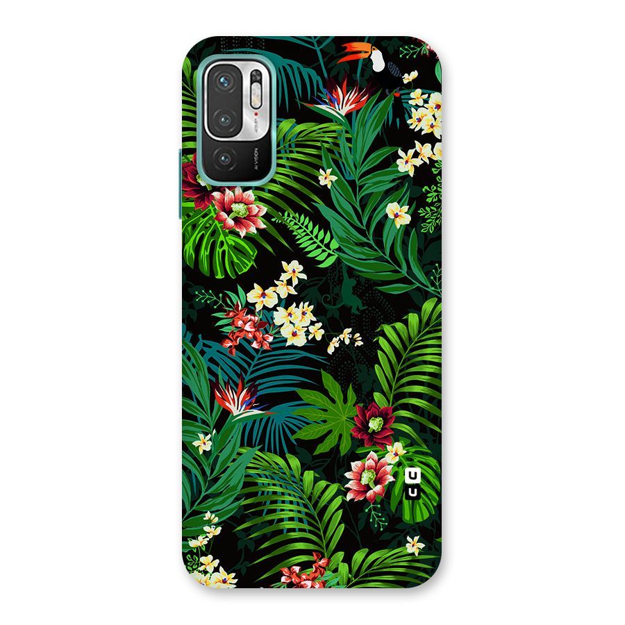 Green Leaf Design Back Case for Redmi Note 10T 5G