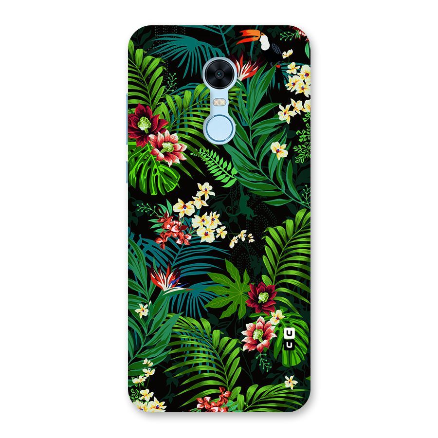 Green Leaf Design Back Case for Redmi Note 5